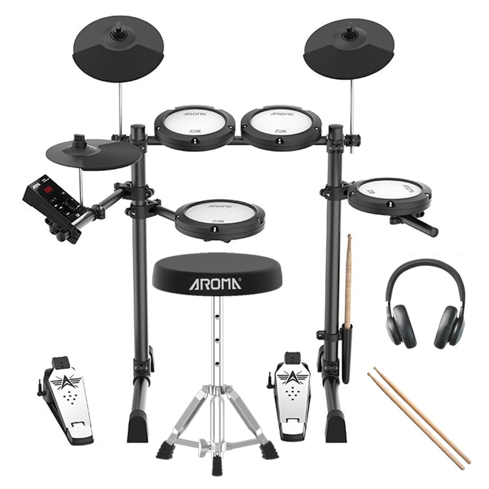 Amazon.com: AROMA TDX-18 Electronic Drum Set with 4 Quiet